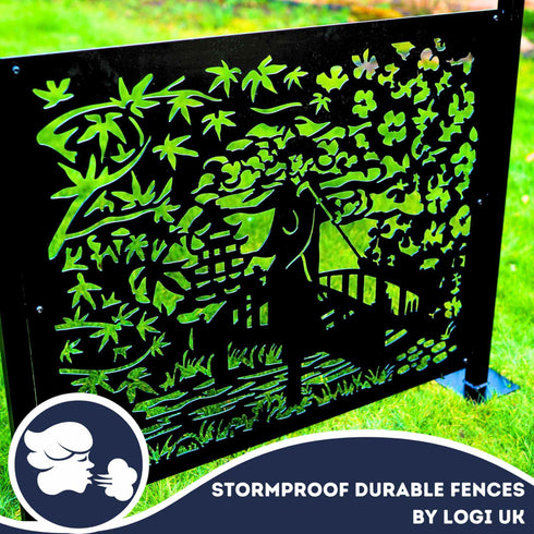 Decorative Metal Wall Panels Trellis Garden Fence Panels Gates Laser Cut UK Made